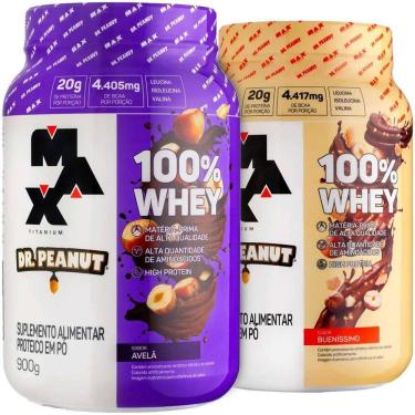 Imagem de Dr Peanut Whey Max Whey Protein Concentrado Avela Buenissimo