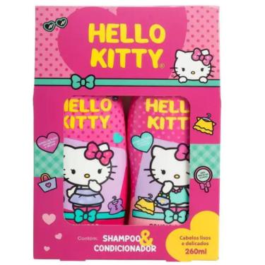 Imagem de Shampoo e Condicionador Hello Kitty Cabelos Lisos e Delicados Cia da Natureza