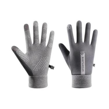 Imagem de Luvas Térmicas De Ciclismo Femininas Em Fleece Para Inverno, Resistent