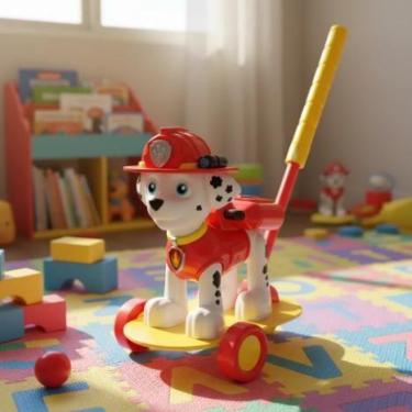 Imagem de Boneco Marshall Patrulha Canina De Empurrar Diversão