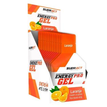 Imagem de Energy Pro Gel - 15 sachês de 30g Laranja - Sudract Nutrition-Unissex
