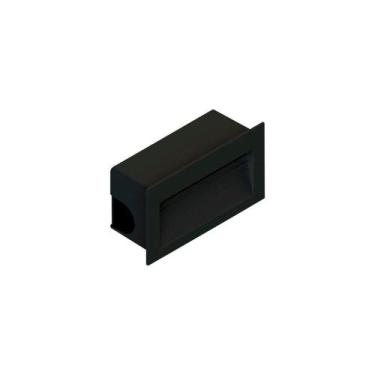 Imagem de Balizador Save Energy Embutir Led 3w Bivolt Preto 3000k Luz Amarela Se