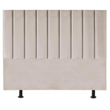 Imagem de Cabeceira Estofada De Cama Casal King 195 Cm Marina material sintético