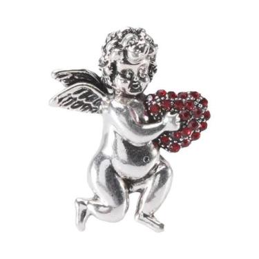 Imagem de Broches De Esmalte Unissex Femininos Com Personagens De Anjo Cupido E 