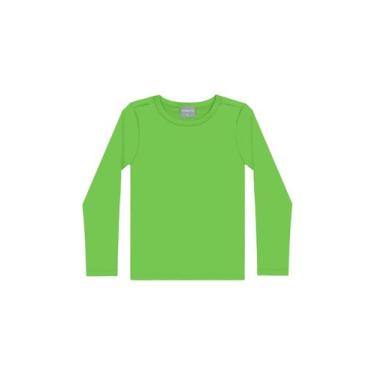Imagem de Blusa Manga Longa Infantil Unissex FPS +50 Quimby, Verde, 6