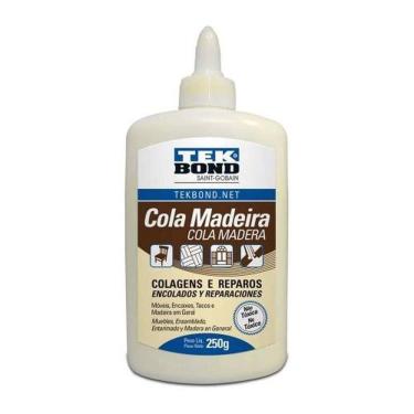 Imagem de Cola para Madeira 250g Tekbond - Secagem Rápida e Aderência Excelente à Base de Água Tekbond