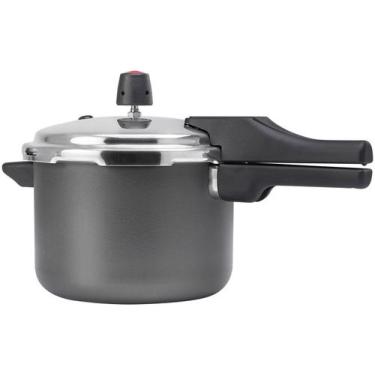 Imagem de Panela de Pressão Multiflon Antiaderente 4,5L - Cinza Indução 88145, 4