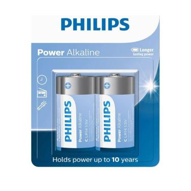 Imagem de Bateria Alcalina Philips Tamanho C