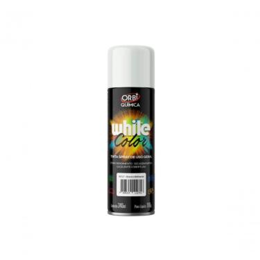 Imagem de Tinta Spray White Color Branco Brilhante 6693 com Resina Acrílica 20X6CM 340ML Brilhante