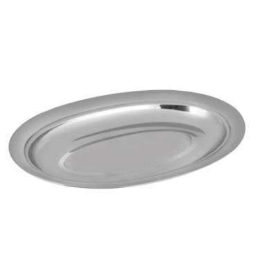 Imagem de Travessa Oval UD170108 para Servir Pratos Variados em Inox Resistente à Corrosão para Cozinha Inox Uni Home