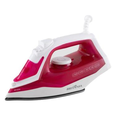 Imagem de Ferro de Passar a Vapor Super Carbon Britânia BFV201R, Rosa, 220V
