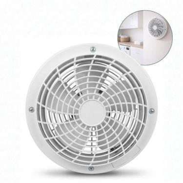 Imagem de Exaustor de Parede 30cm Bivolt com Grade Dupla e Hélice 5 Pás em Aço  