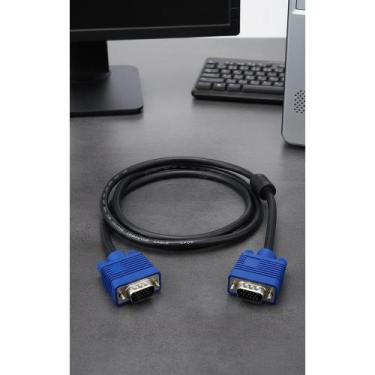 Imagem de 2x Cabo VGA 1.5m: Imagem Clara p/ PC, Monitor e Projetor - Congratulat