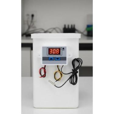 Imagem de 2x Termostato Digital 110-220V Controle Preciso Quente/Frio - Congratu