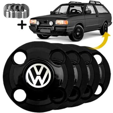 Imagem de Jogo Calotinhas Centrais Vw Aro 13 14 15 Parati Gol Saveiro - GFM