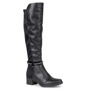 Imagem de Bota Cano Longo Mississipi J0333 Feminina - Preta-Feminino