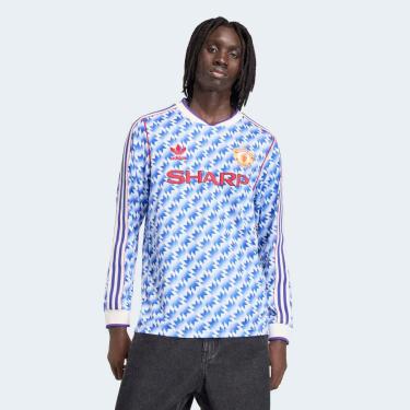 Imagem de Camisa Comemorativa Manchester United  Manga Longa Away 90/91 Adidas Originals Masculin...