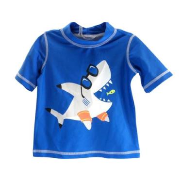 Imagem de Camiseta infantil para praia e piscina - fps 50 - carter's - tam. 18 m