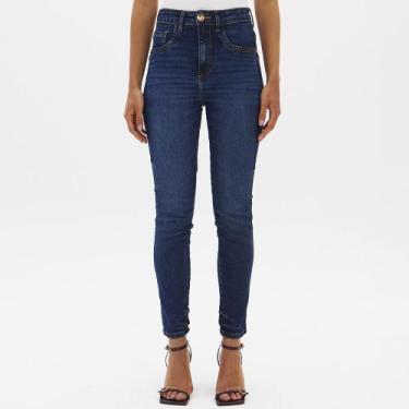 Imagem de Calça Jeans Lança Perfume Skinny Ankle Hg In26 Azul Feminino, 36