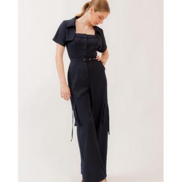 Imagem de Macacão Mini Bolero Tarsila Tamanho:PCor:Azul Marinho - Antix, P, Azul