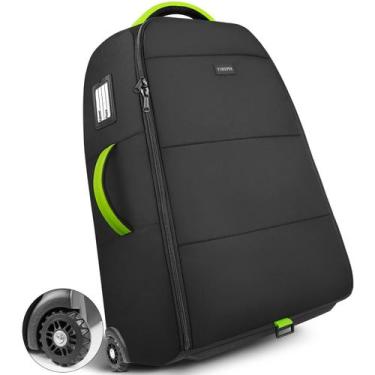 Imagem de Bolsa de Viagem YOREPEK para Carrinho de Bebê - Acolchoada com Rodas p