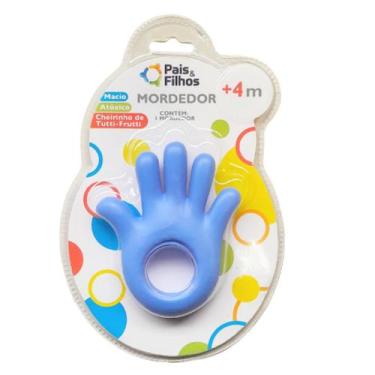 Imagem de Mordedor para Bebê Mãozinha Macio Leve para Dentição Brinquedo - Pais&