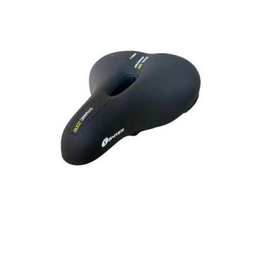 Imagem de Selim Mtb 2 Molas Vazado Preto Shiver Super Confortável