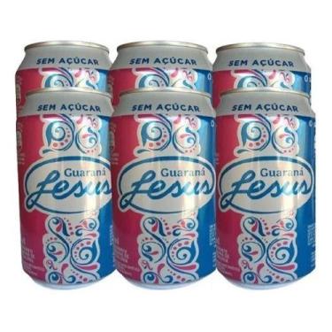 Imagem de Kit 6 Refrigerante Guarana Jesus Zero Sem Açucar Tutti Frutti e Canela