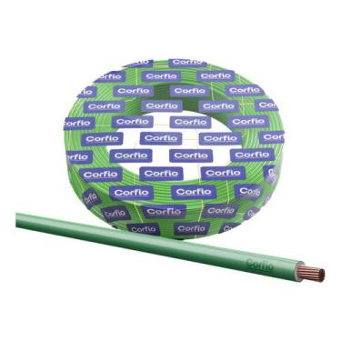Imagem de Cabo Fio Flexivel 750v 6mm 40 metros - CORFIO, Verde