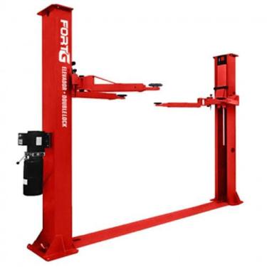 Imagem de Elevador Hidráulico 4 Toneladas Automotivo Double Lock Vermelho com Pa