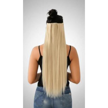 Imagem de Aplique Tic Tac Cabelo Orgânico Liso 70cm 150g - Congratulations Store
