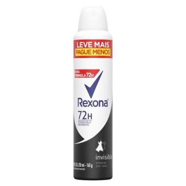 Imagem de Desodorante Feminino Rexona Invisible Aerossol Antitranspirante 72h co