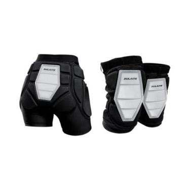 Imagem de Shorts Acolchoados 3D Com Almofadas De Silicone EVA Para Proteção De G