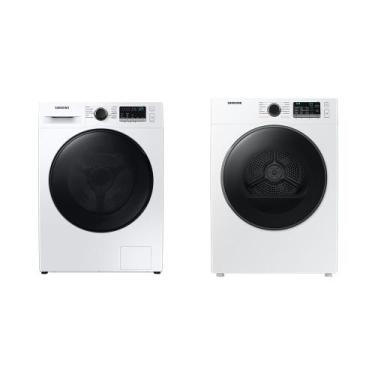 Imagem de Lavadora Samsung 11kgs WW11T Branca 220 + Secadora Samsung 12kgs Branc