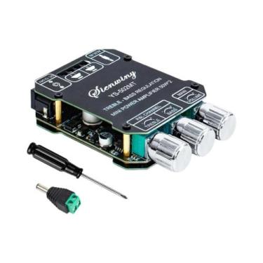 Imagem de Amplificador De Potência Mini Bluetooth 50W+50W Hi-Fi Stereo Com Entra
