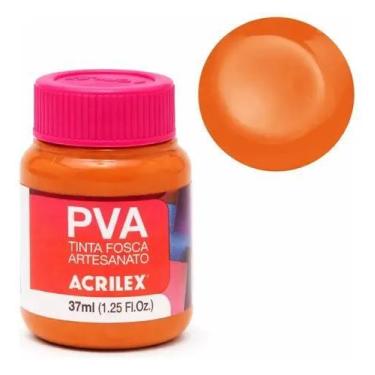 Imagem de Tinta PVA Fosca Acrilex 37ml Laranja 517