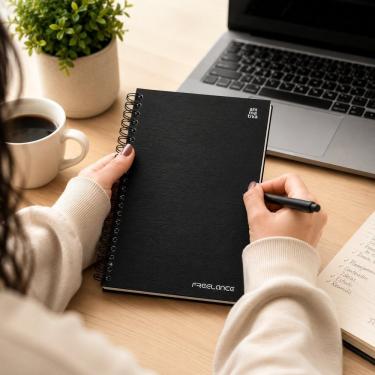 Imagem de Agenda Animativa 2027 Permanente 192 Folhas Espiral 138mm X 206mm Preto