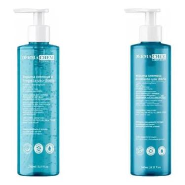 Imagem de Kit Dermachem: Espuma Cremosa Limpeza Facial 240ml + Espuma Cremosa Es