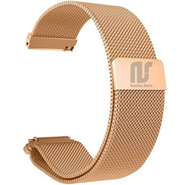 Imagem de Pulseira Nandos-Store compatível com Samsung Galaxy Watch 42mm / Active and Gear S2 (Rose gold)