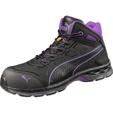 Imagem de PUMA Safety Stepper Mid WNS ASTM EH Size 9.5 Black-Purple