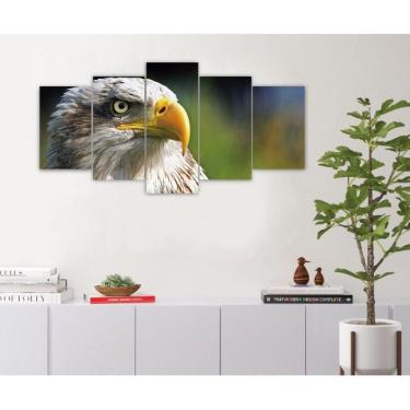 Imagem de Quadro Decorativo Sala Quarto Escritório Águia Bico Amarelo