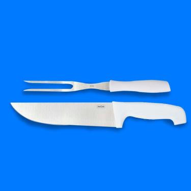 Imagem de Conjunto Assador 2pçs Faca 9&quot; Garfo-Mor