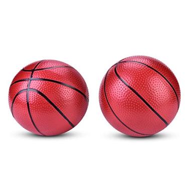 Imagem de Bola de basquete de substituição para crianças pequenas e pequenas,15 cm mini bolas de basquete para mini cesta de basquete ou jogos de cesta de basquete sobre a porta, plástico macio, basquete de substituição para crianças pequenas e pequenas