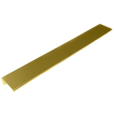 Imagem de Laurey 96504 – Puxador de borda total de 30,5 cm para portas de armário e gavetas dianteiras de latão acetinado, dourado