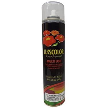 Imagem de Tinta Spray Lukscolor Mult Verniz Brilhante 400ml
