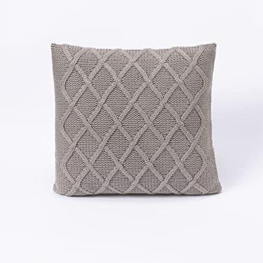 Imagem de Capa de Almofada Trico 40x40cm Sala Sofa Cama Tricot Paris