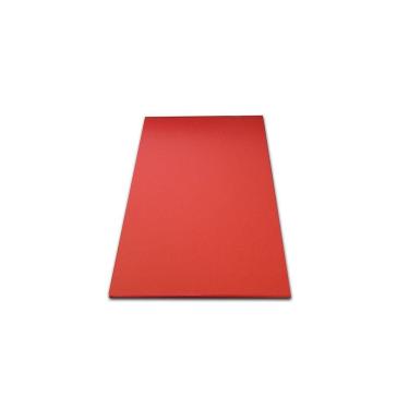 Imagem de Tabua De Corte Lisa Em Polietileno - Vermelha - 50 X30
