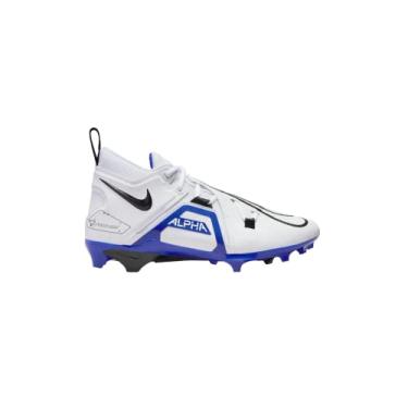 Imagem de Nike Chuteira masculina Alpha Menace Pro 2 Mid, Branco/jogo azul royal, 13