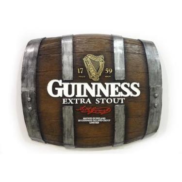 Imagem de Barril Horizontal De Parede - Guinness Cerveja - Lembrei De Ti