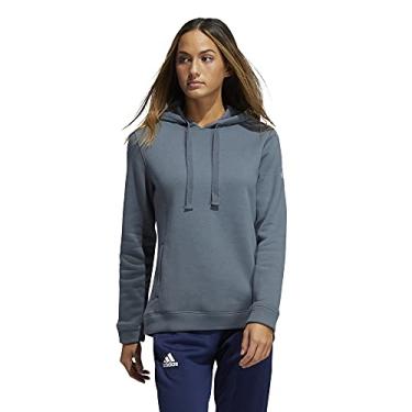 Imagem de adidas Moletom com capuz Team Fleece - Feminino Casual, Team Onix-white, XP